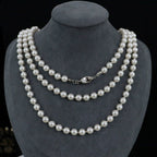 Collier de perles convertible extra long | Cordon multi-positions de 127 cm 