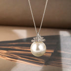 Parure de bijoux Couronne Royale en perles et cristaux | Collier et boucles d'oreilles 