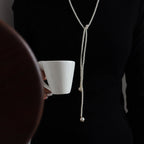 Collier de perles infini et polyvalent | 130 cm (51 pouces) à superposer 