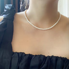 Collier classique de perles à un rang | Disponible en 6 tailles 