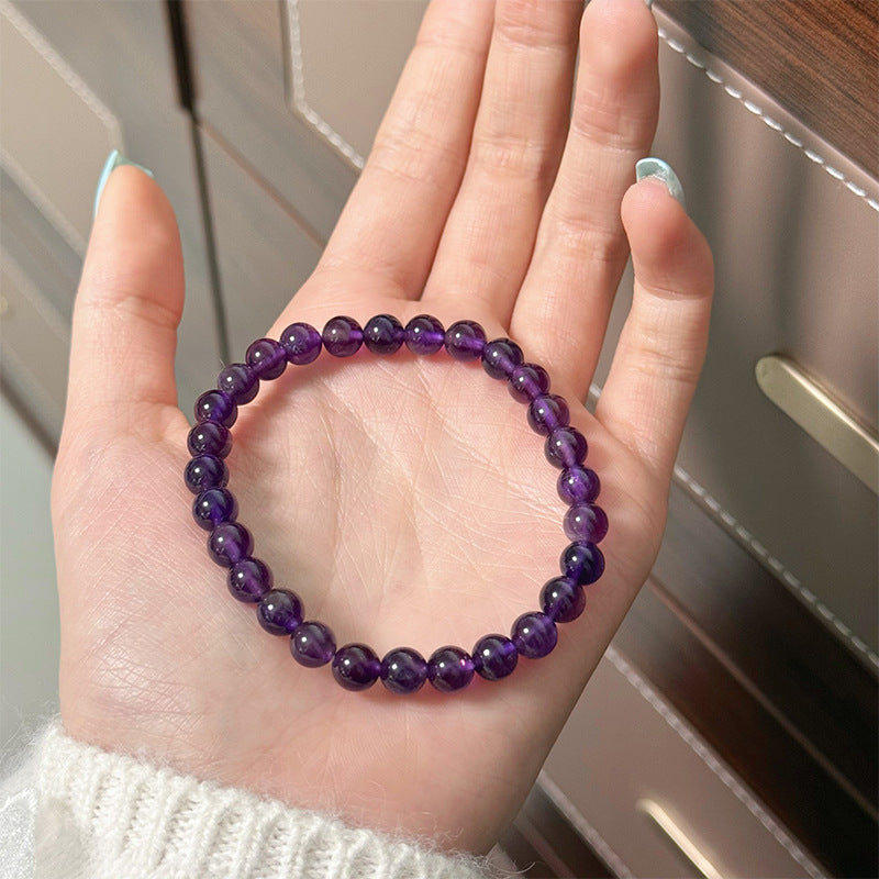 Amethyst Crystal Stacking Bracelet Set | Stretch Bracelets