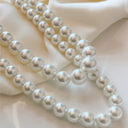 Collier classique de perles à un rang | Disponible en 6 tailles 